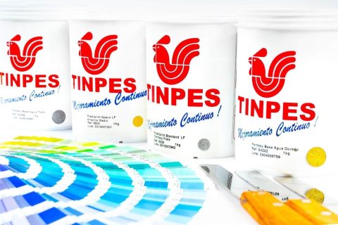 Tintas base agua Tinpes
