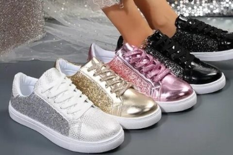 Zapatos con tinta base solvente, tintas pvc metalizadas